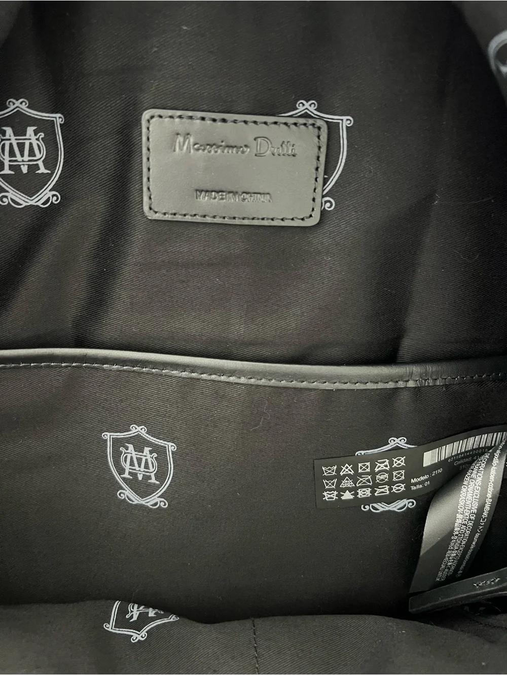 Massimo Dutti Blue and Navy Kids' Nylon Backpack